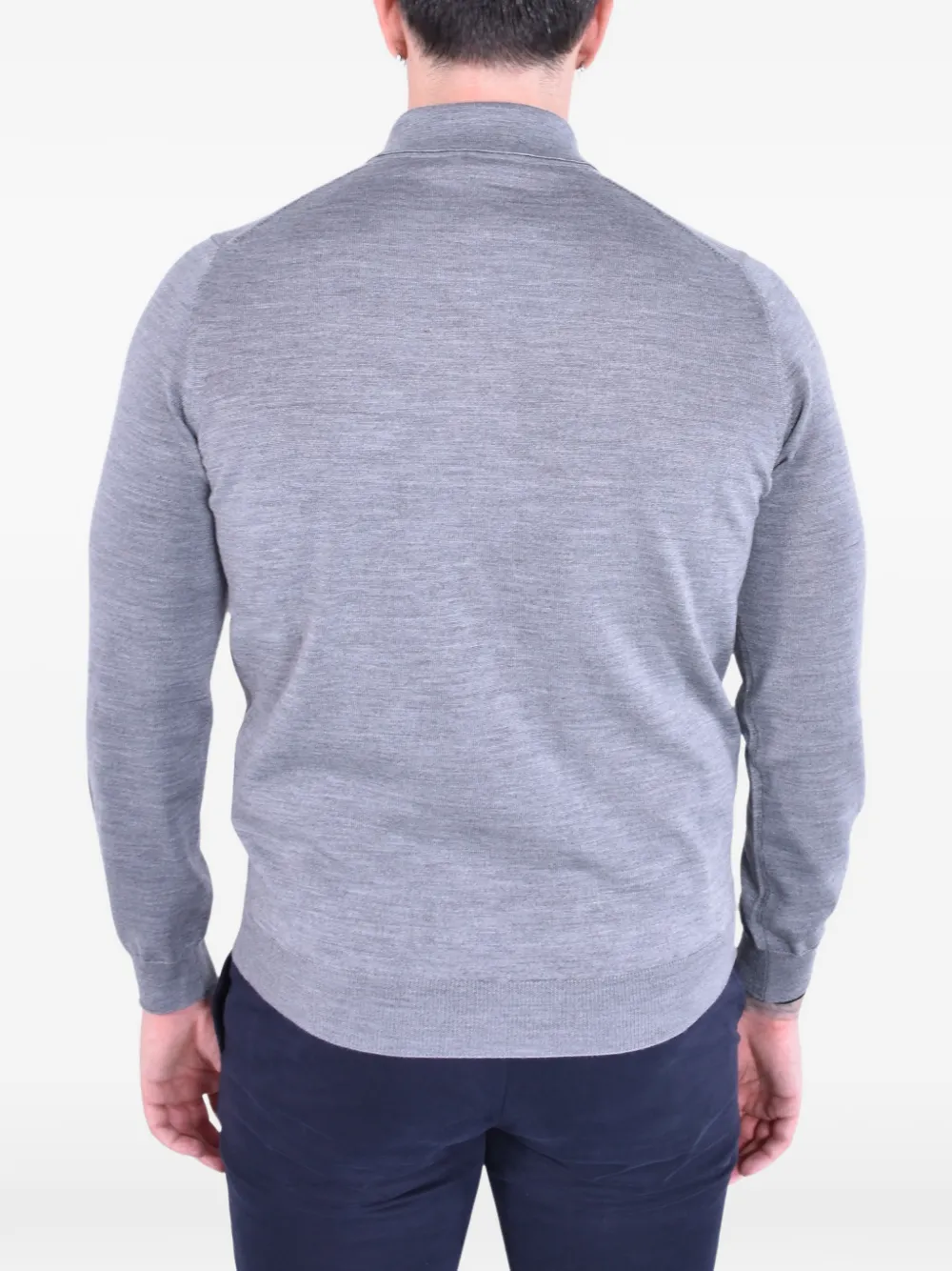 Kangra Poloshirt met lange mouwen Grijs