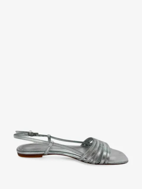Reformation Millie lattice leather sandals