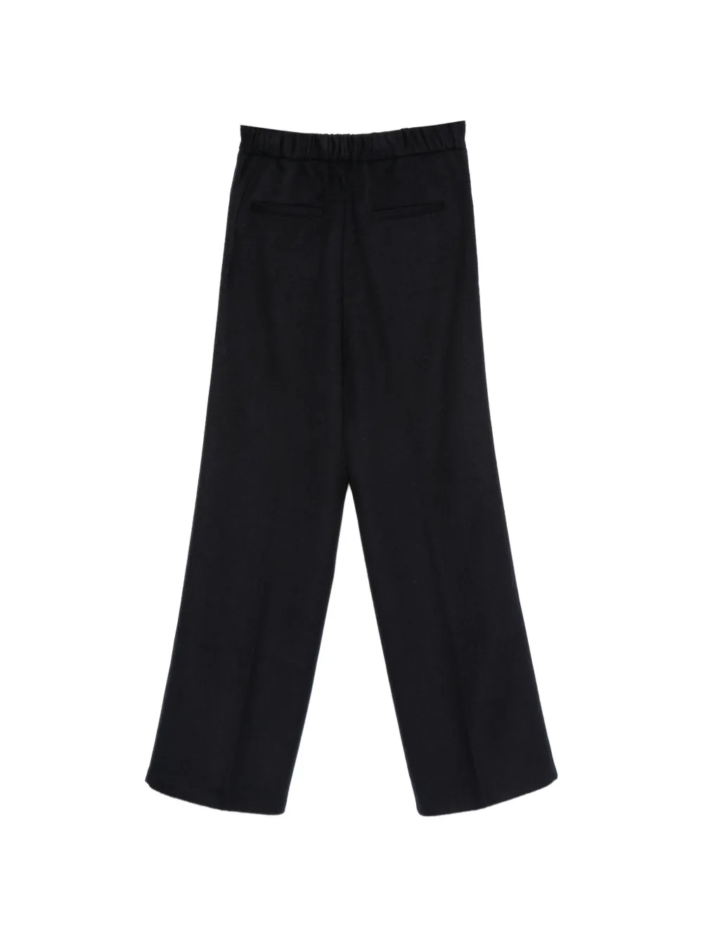 Semicouture elasticated-waistband trousers Blauw