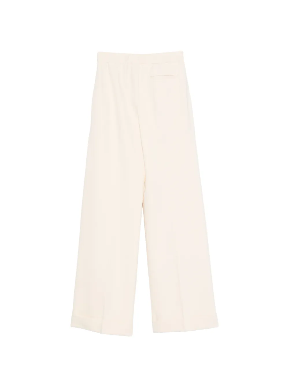 Semicouture Pantalon met wijde pijpen Beige