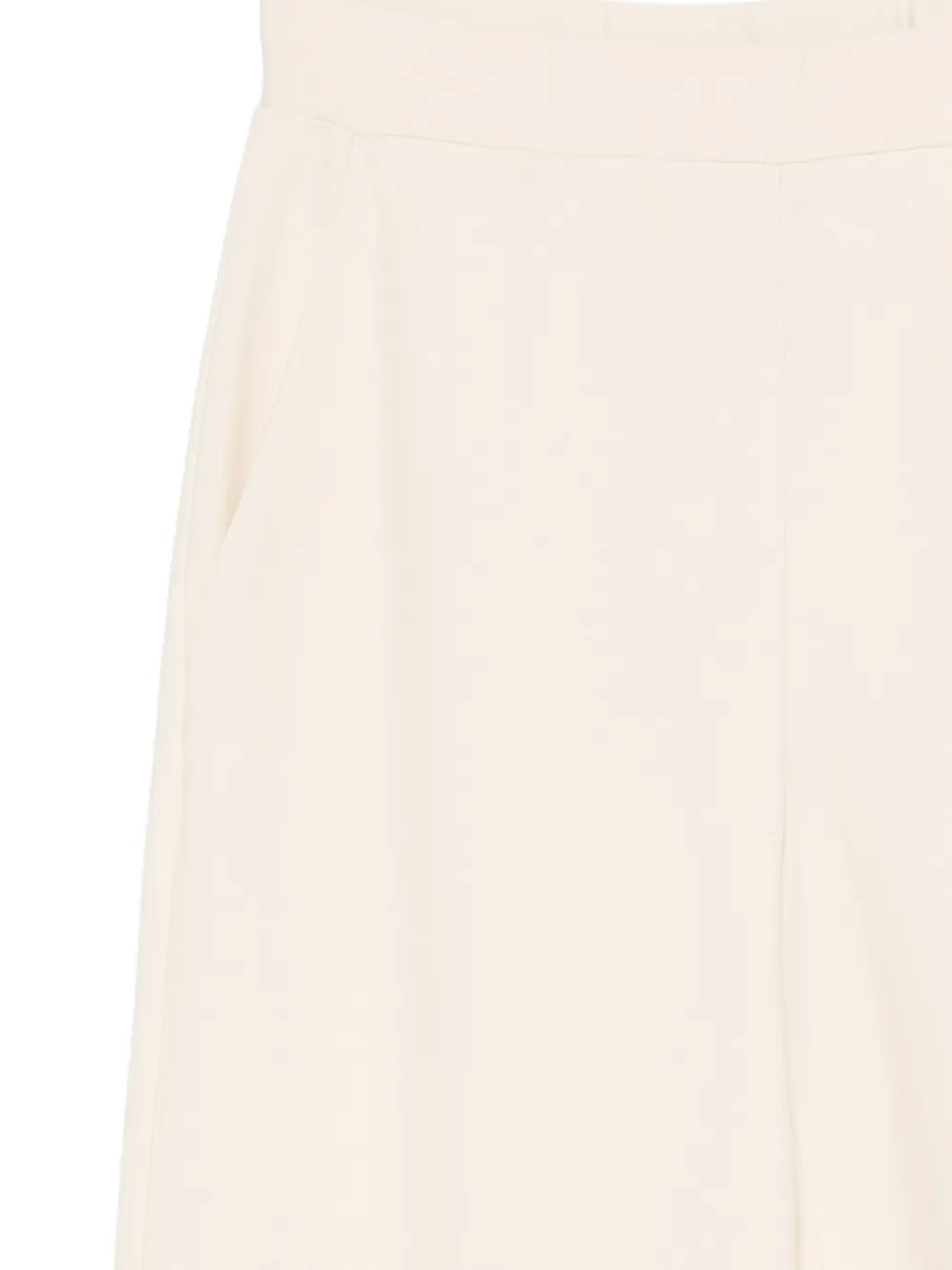 Semicouture Pantalon met wijde pijpen Beige