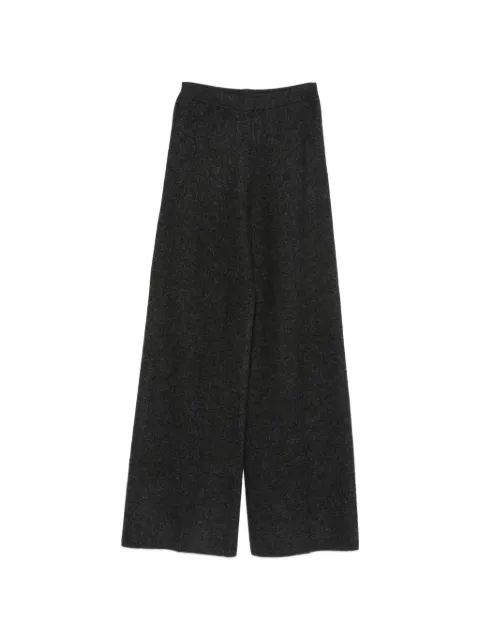 Semicouture wide-leg virgin wool trousers