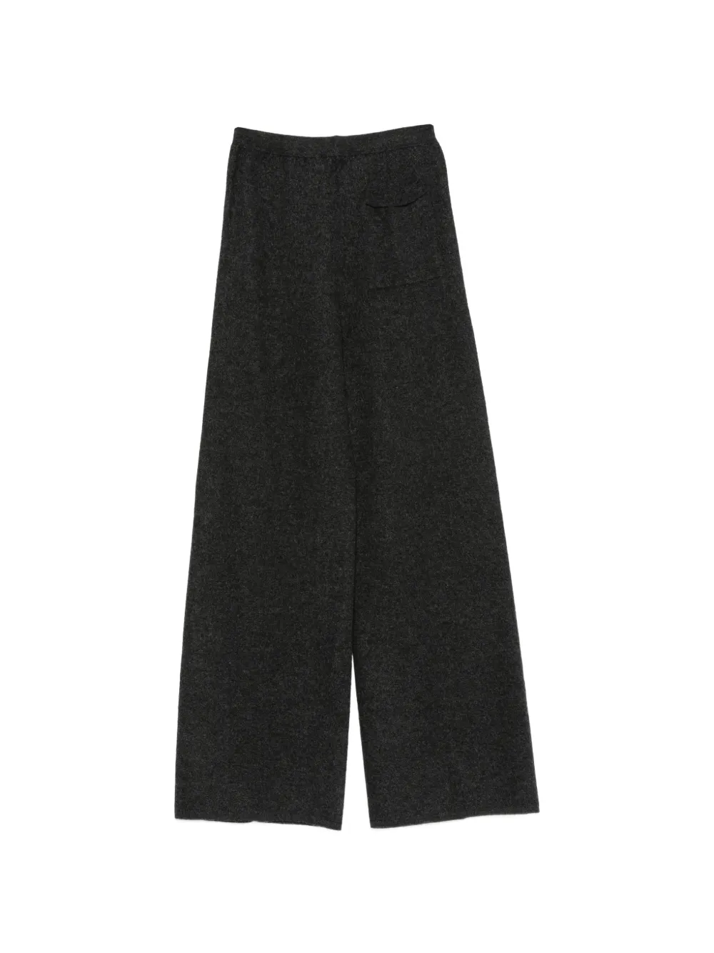 Semicouture wide-leg virgin wool trousers Grijs