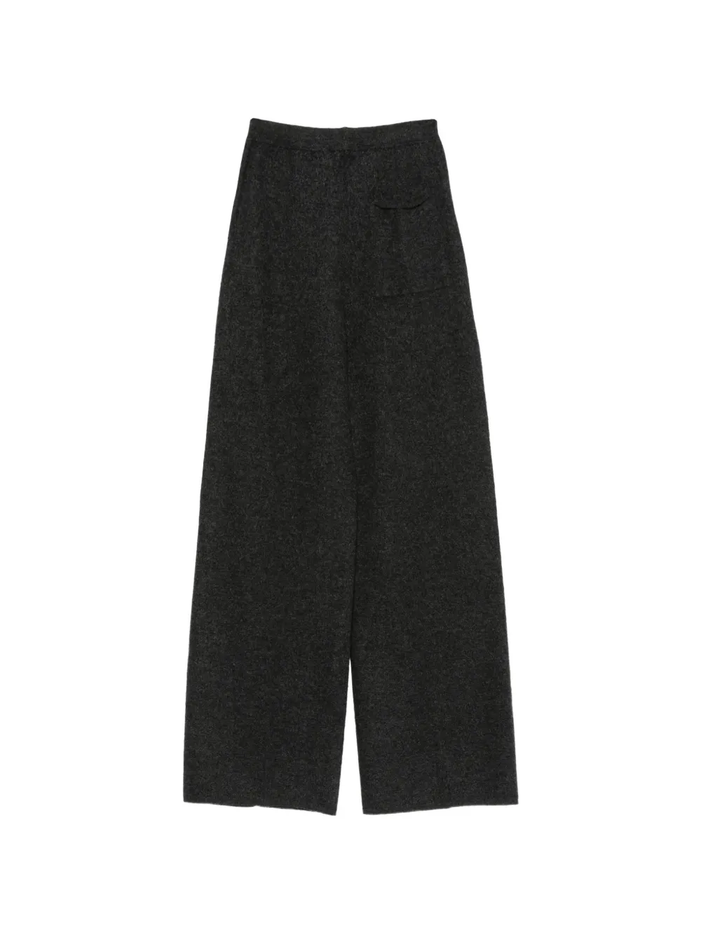 Semicouture wide-leg virgin wool trousers Grijs