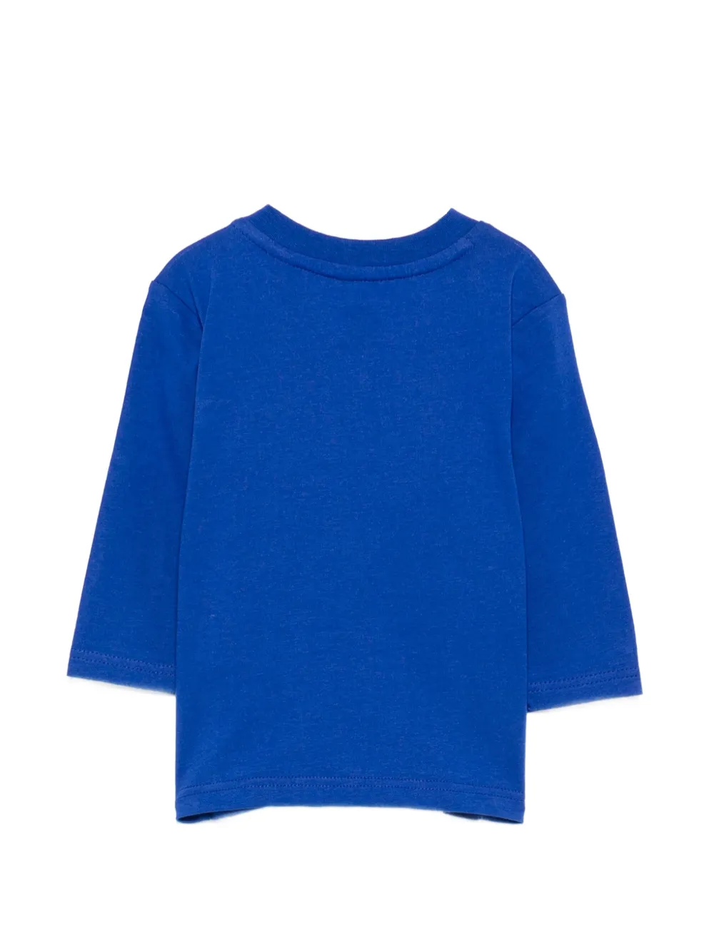 Timberland Kids T-shirt met lange mouwen en logo-print Blauw
