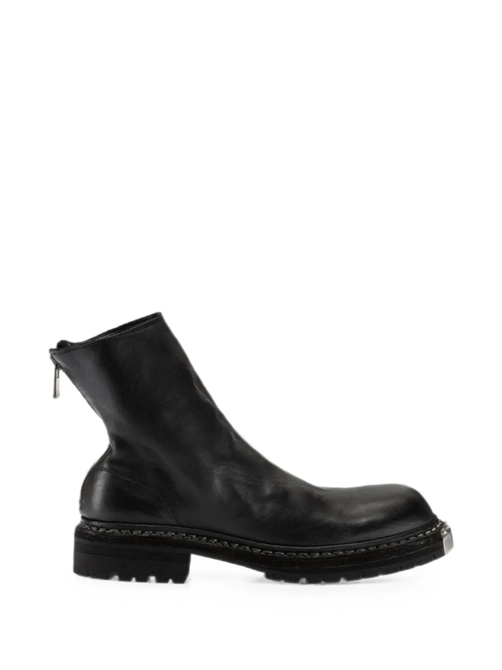 Guidi Big Daddy back-zip boots - Nero
