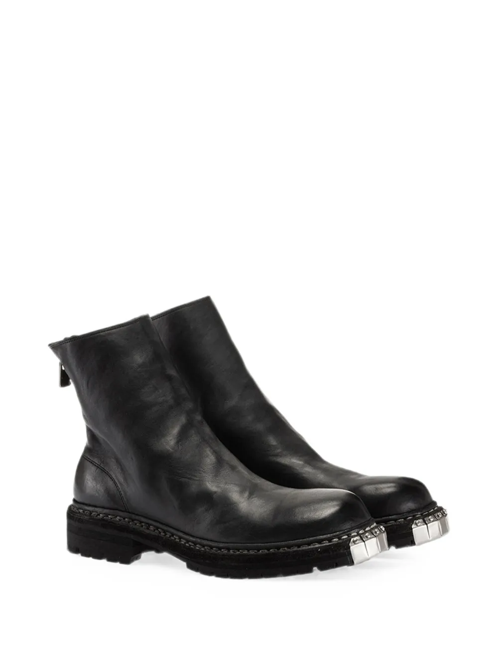Guidi Big Daddy back-zip boots Zwart