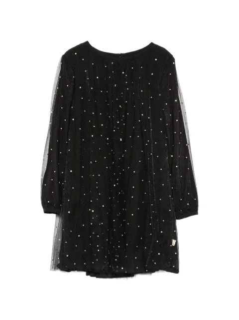 Billieblush vestido con apliques de strass