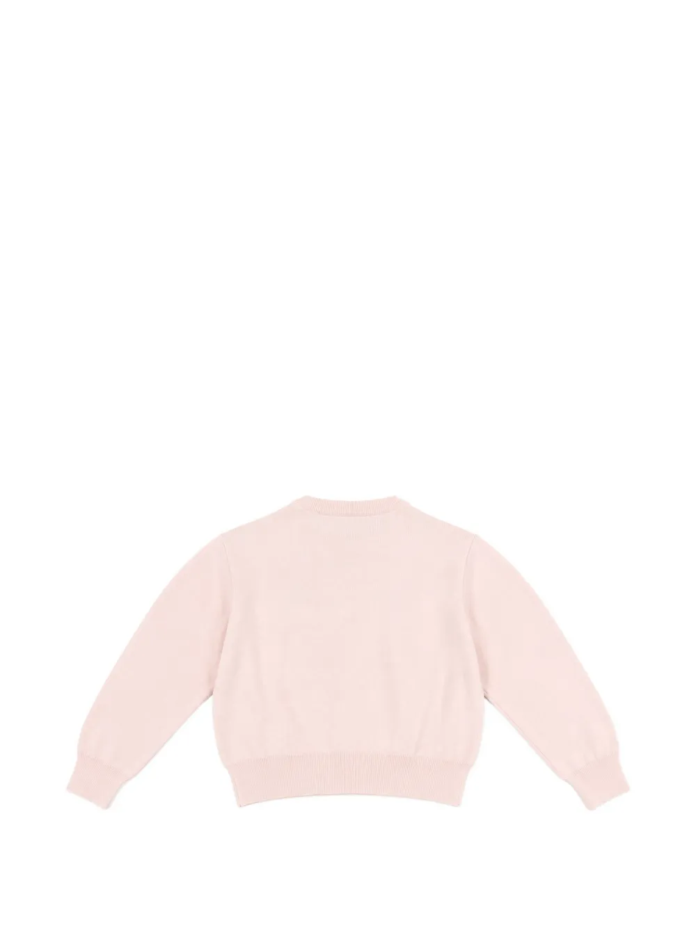 Elisabetta Franchi La Mia Bambina Sweater verfraaid met logo Roze