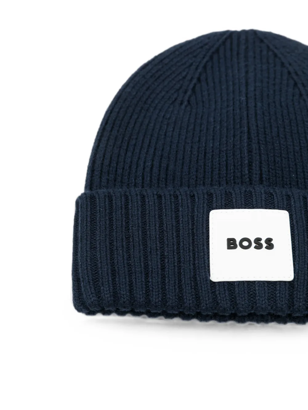 BOSS Kidswear Muts met logopatch Blauw
