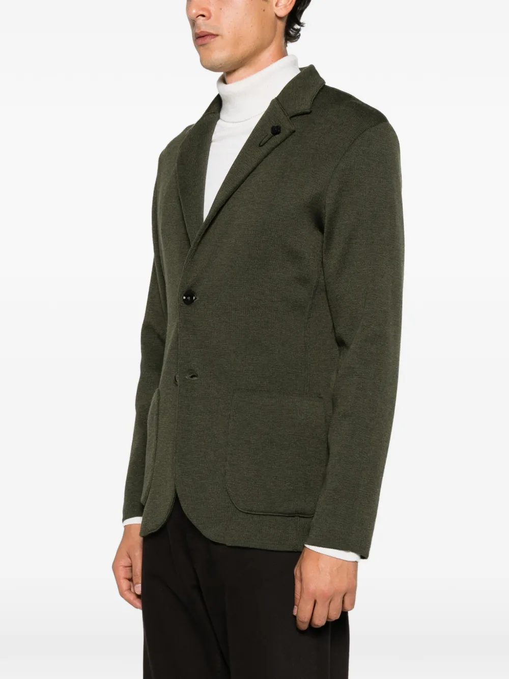 Lardini Blazer met knoopsluiting Groen