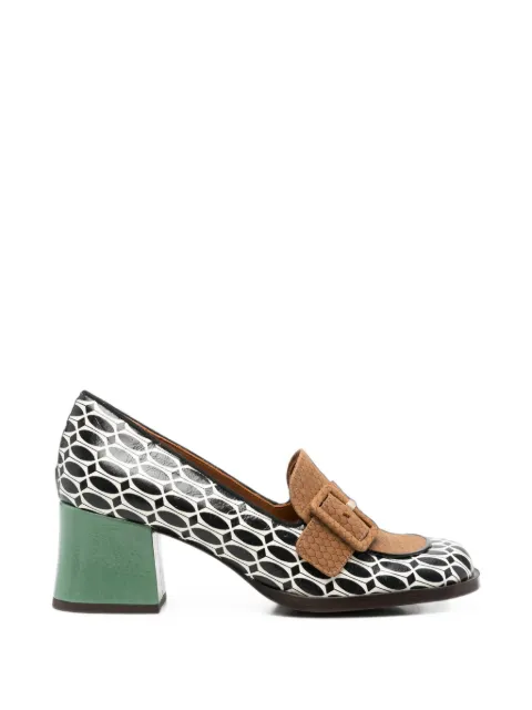 Chie Mihara Teisin geometric-print buckle-detail pumps