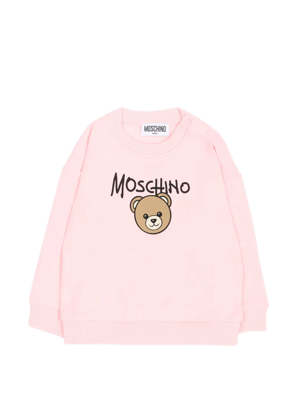 Moschino Kids bear-print sweatshirt - Rosa