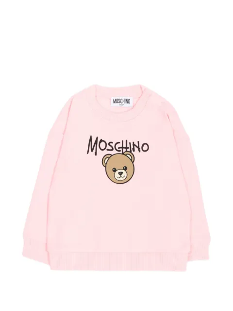 Moschino Kids sudadera con motivo Bear