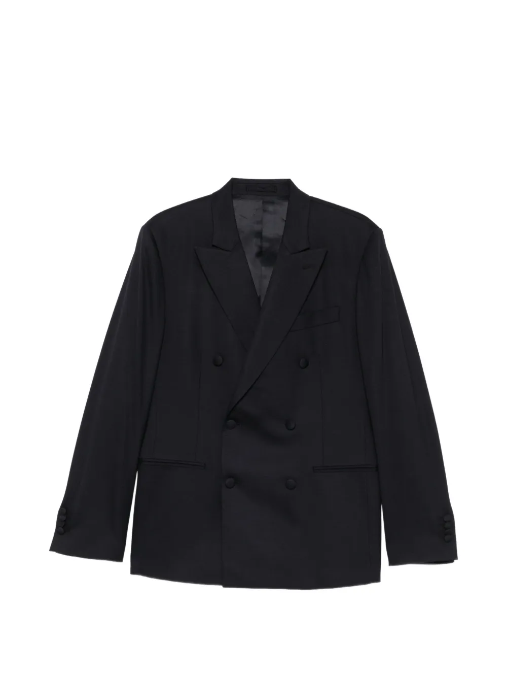 Lardini double-breasted peak-lapels suit - Blu