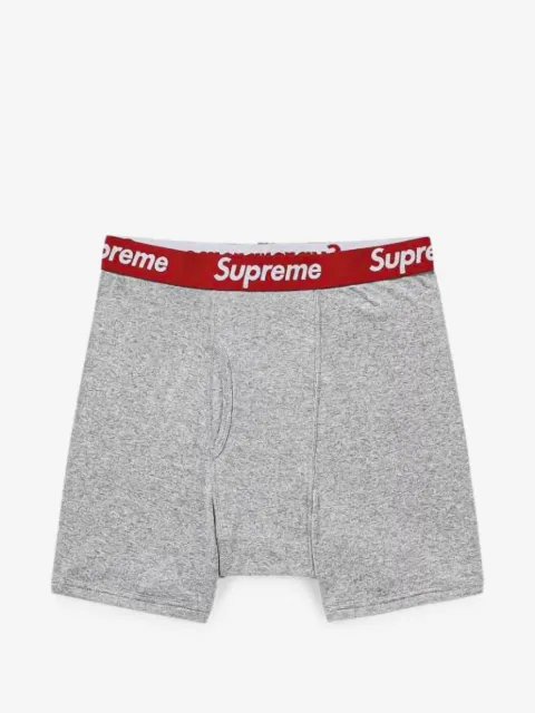 Supreme Hanes logo-waistband boxer briefs