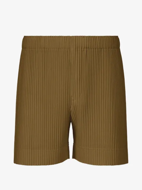 Homme Plissé Issey Miyake Colorful Pleats pleated bermuda shorts