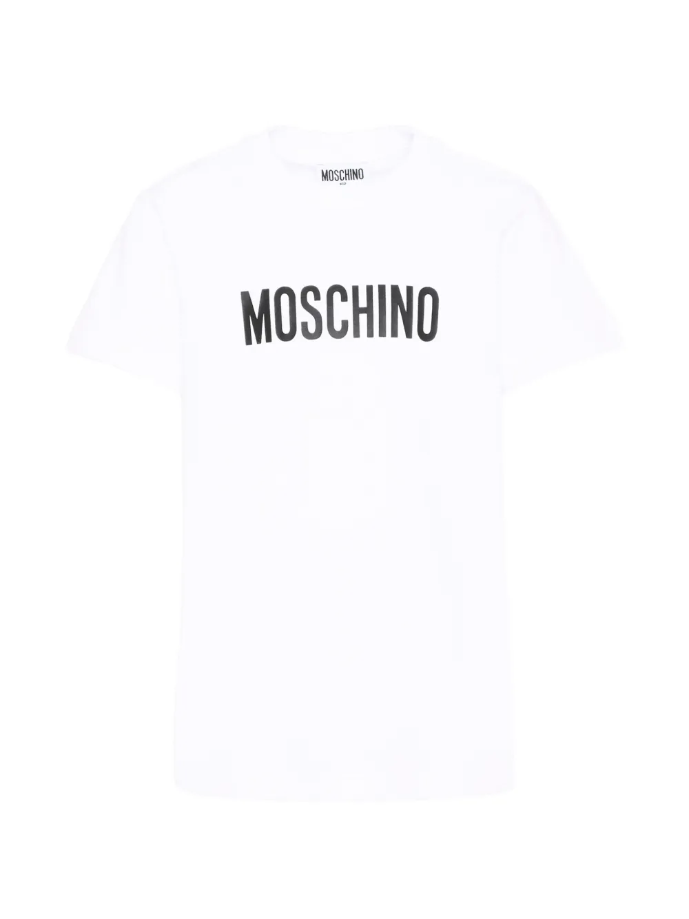 Moschino Kids logo-print short-sleeve T-shirt - Bianco