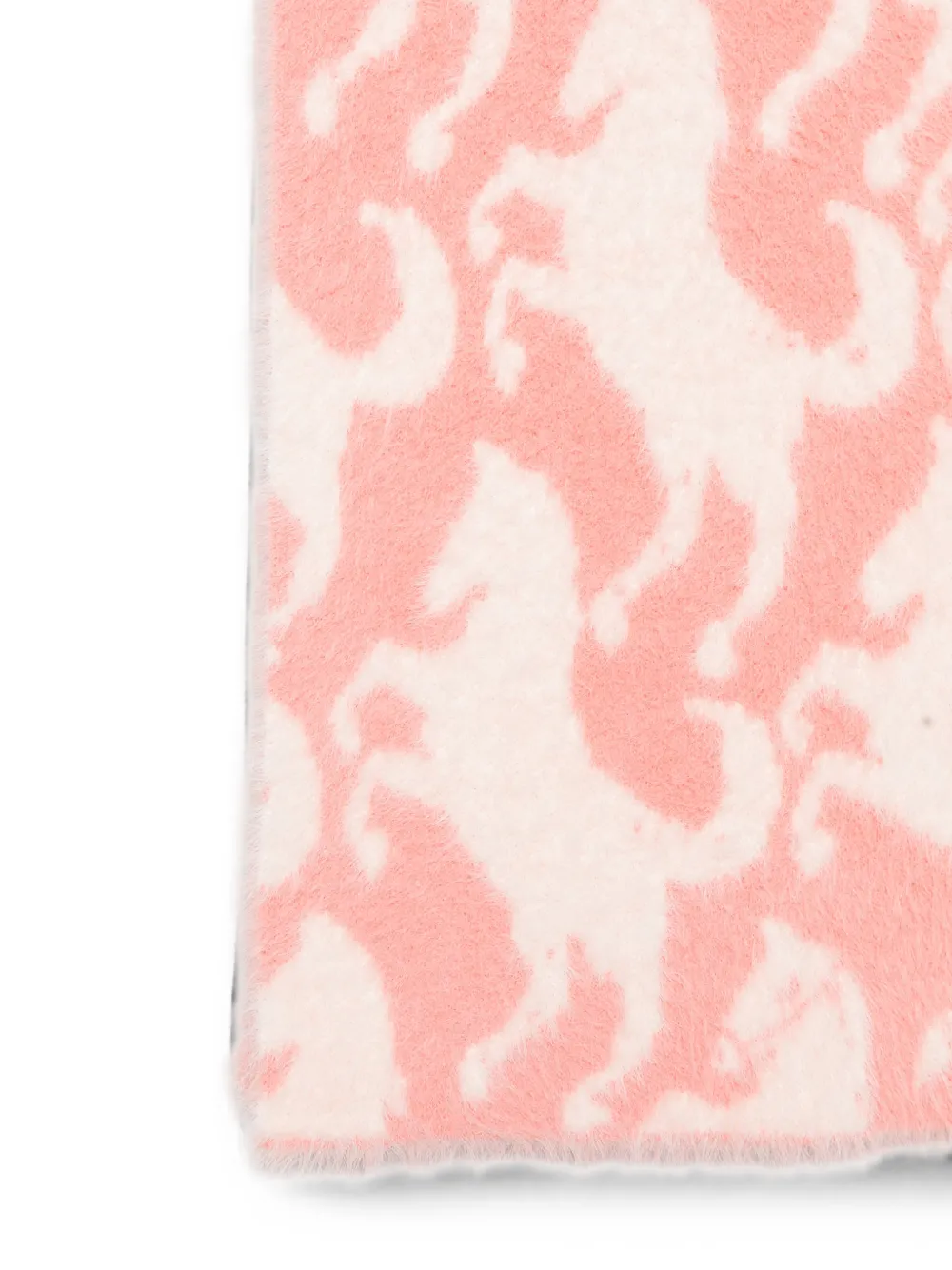 Stella McCartney Kids Sjaal met paard-intarsia Roze