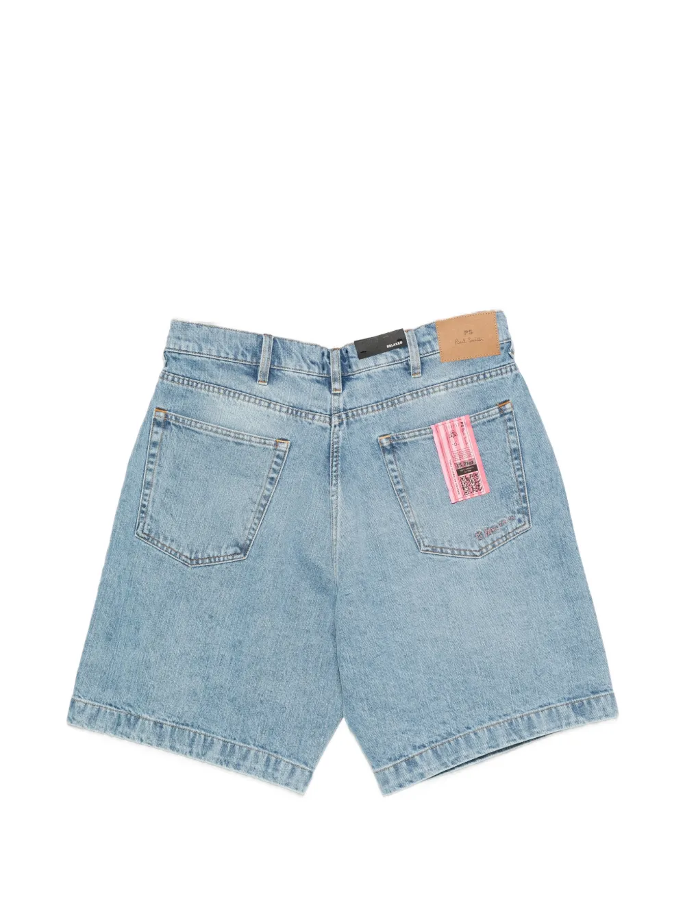 PS Paul Smith Shorts met geborduurd logo en vervaagd effect Blauw