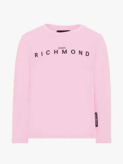 John Richmond Junior camiseta con logo estampado