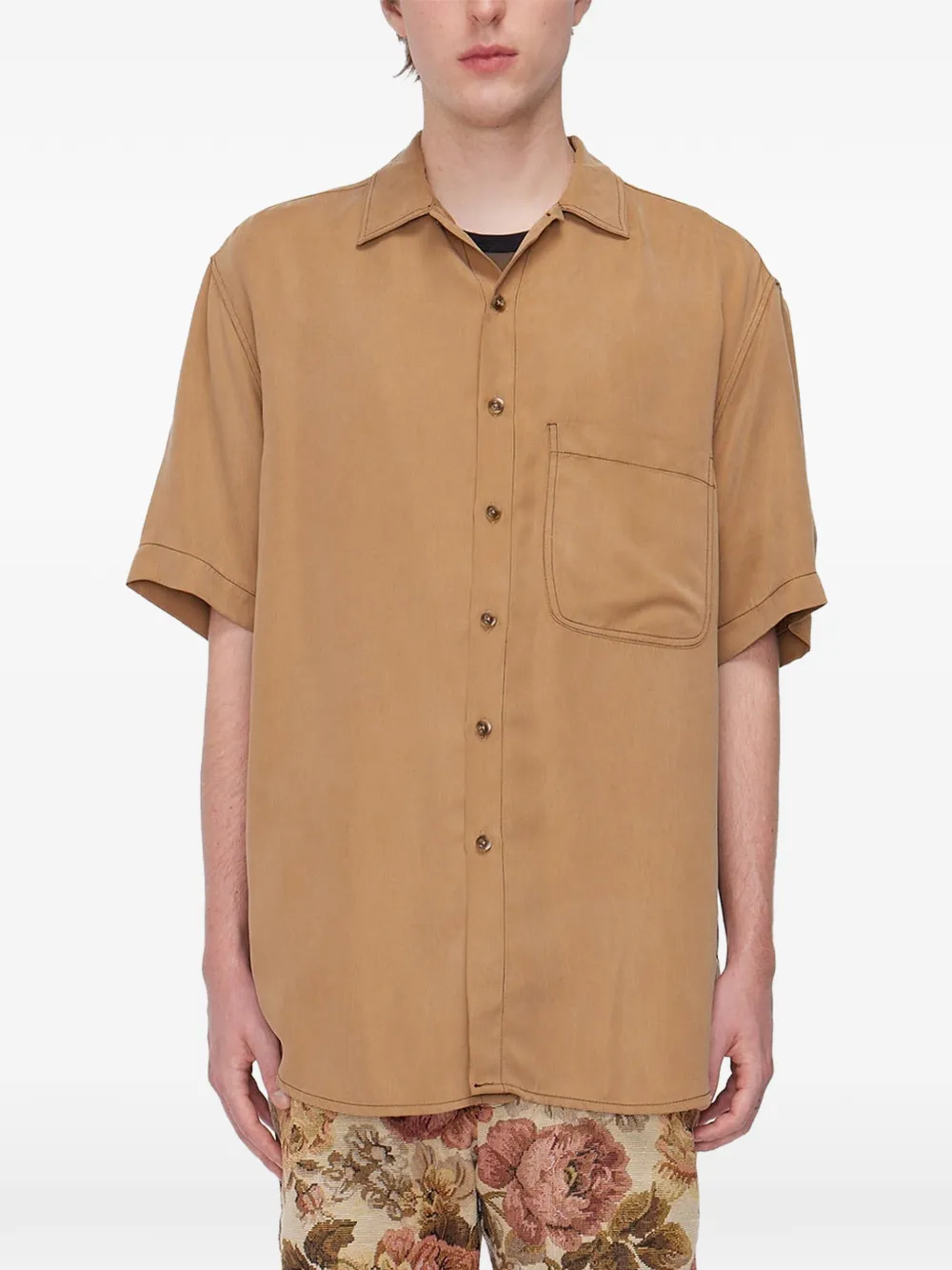 Song For The Mute short sleeve oversized shirt