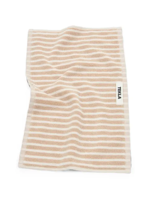 TEKLA horizontal-stripe cotton towel