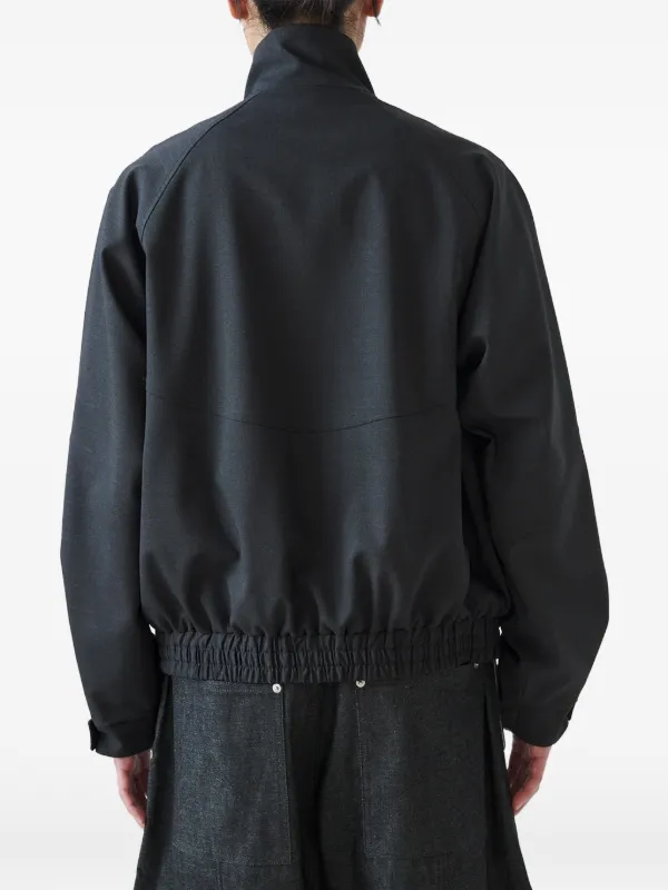 SAGE NATION Ji curved-panel Jacket | Black | FARFETCH