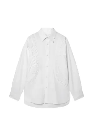 Comme Des Garçons Girl ラッフル シャツ | ホワイト | FARFETCH JP