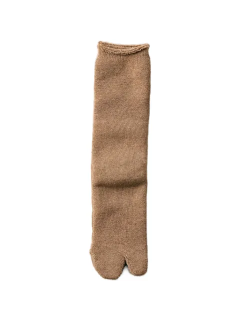 yahae Tabi pile-knit socks