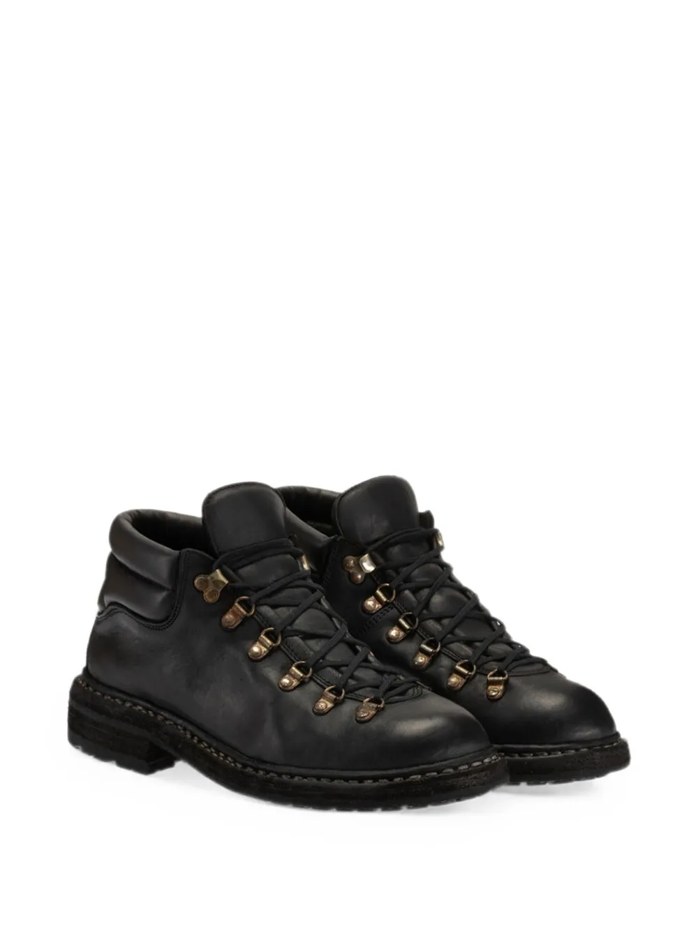 Guidi 190 lace-up hiking boots Zwart