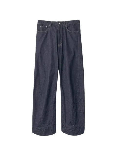ssstein twist-cut straight-leg jeans