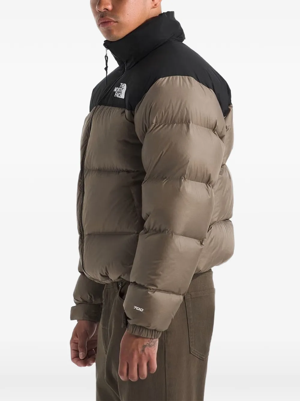 The North Face Donsjack met hoge hals Beige