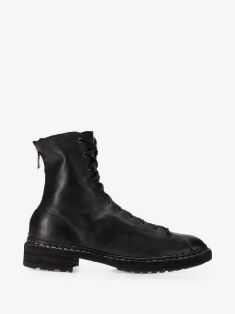 Guidi Bikerstiefel mit Schnürung