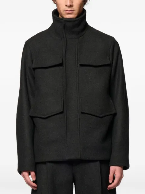 Omar Afridi M65 single-breasted coat