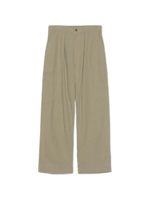Nanamica silk-nep twill trousers