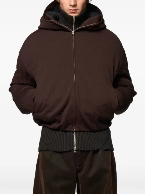 Omar Afridi Bud hooded puffer parka