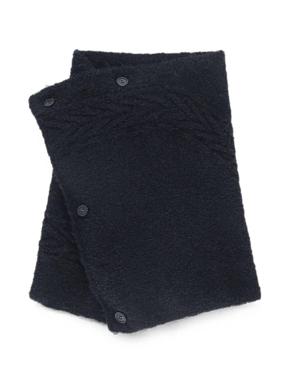 _J.L-A.L_ Lucone button-fastening scarf - Nero