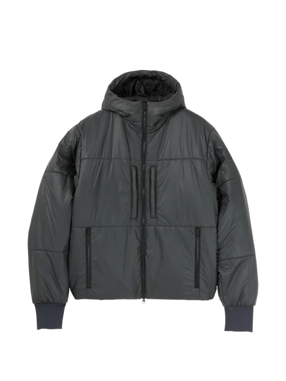 GR10K padded hooded jacket | Grey | Image 1