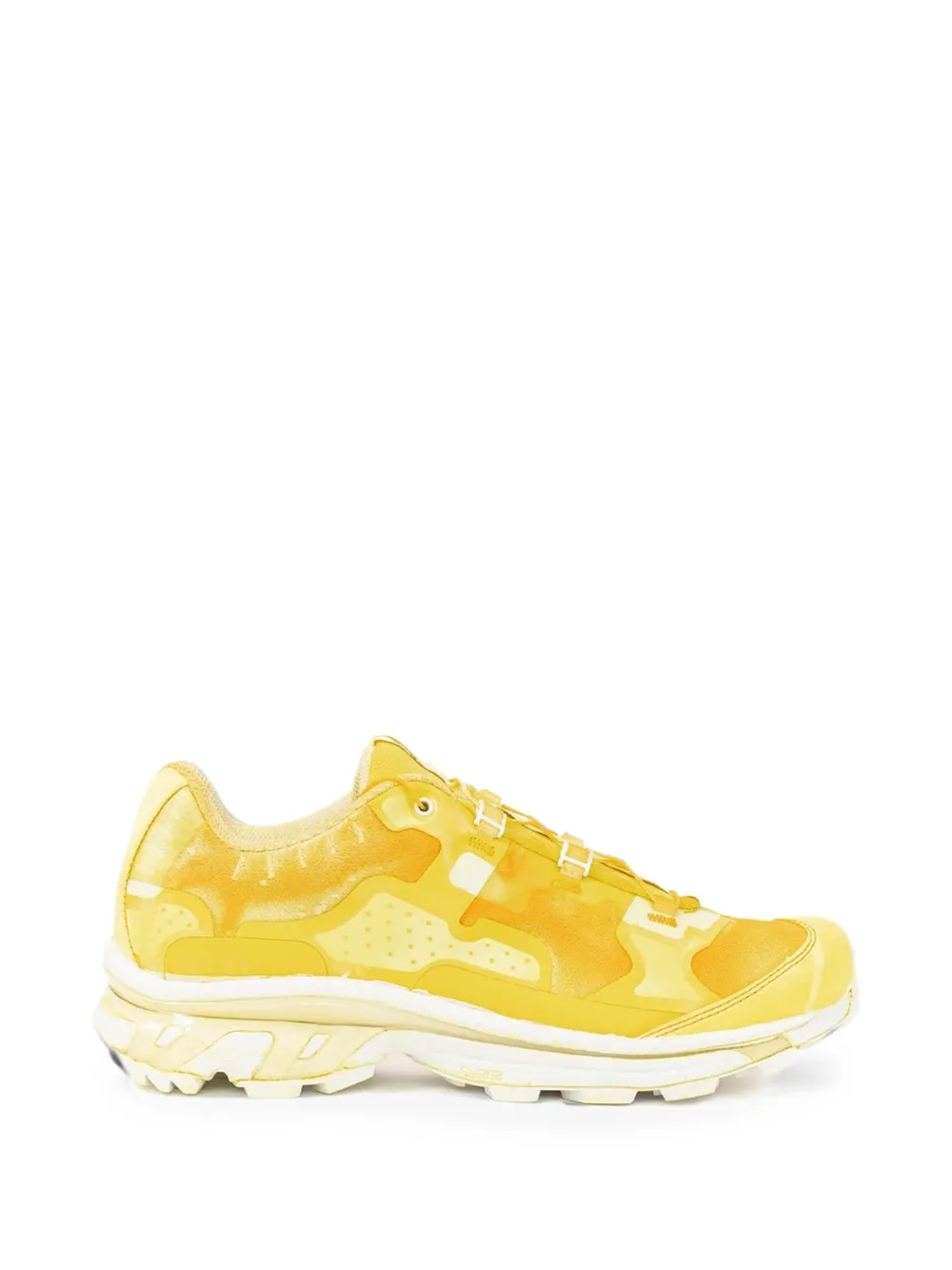 11 By Boris Bidjan Saberi x Salomon Bamba5 object-dyed sneakers Geel