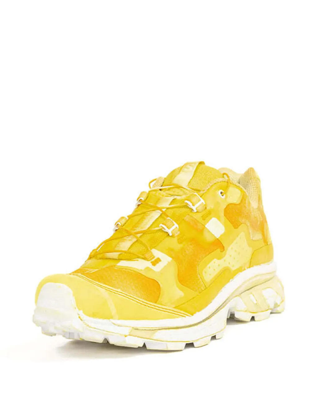 11 By Boris Bidjan Saberi x Salomon Bamba5 object-dyed sneakers Geel