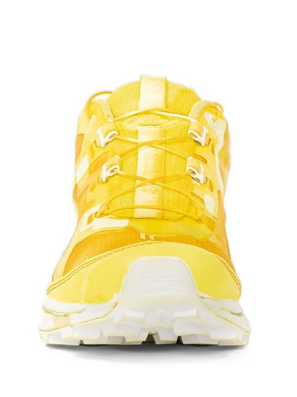11 By Boris Bidjan Saberi x Salomon Bamba5 object-dyed sneakers Geel