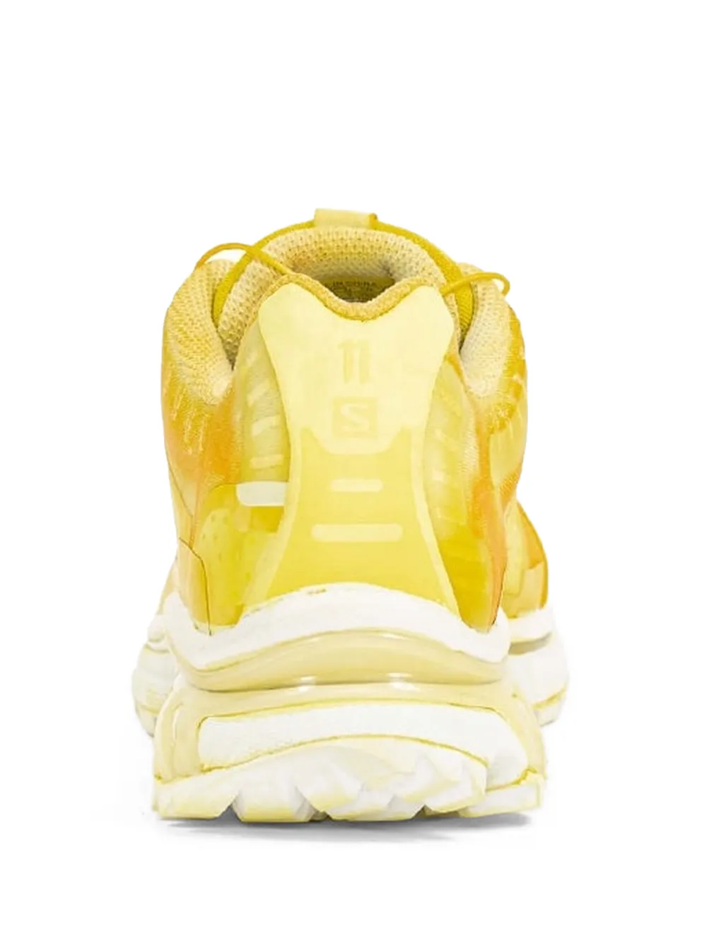 11 By Boris Bidjan Saberi x Salomon Bamba5 object-dyed sneakers Geel