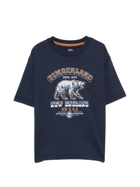 Timberland Kids bear-print T-shirt