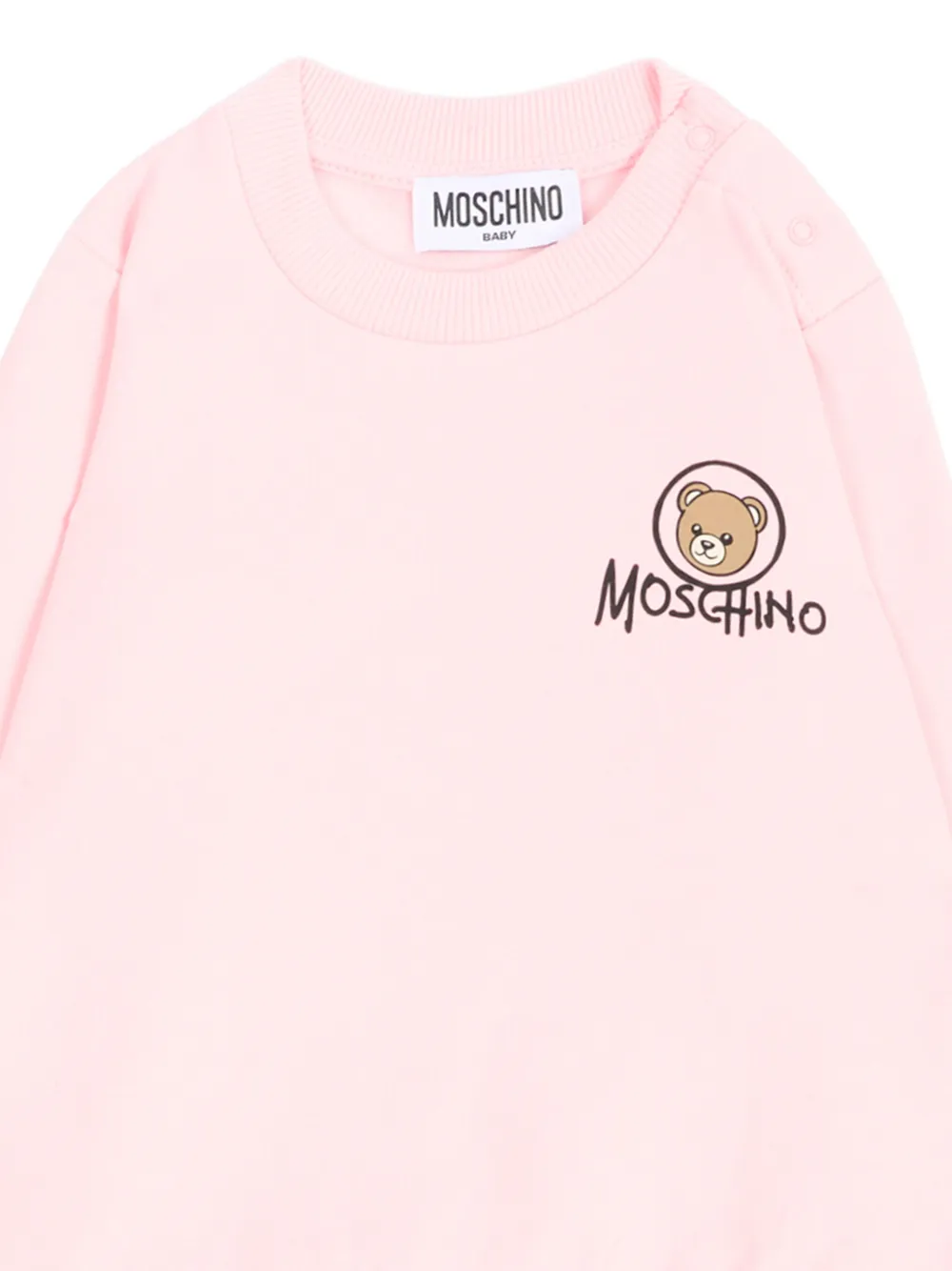 Moschino Kids Trainingspak met teddybeerprint Roze