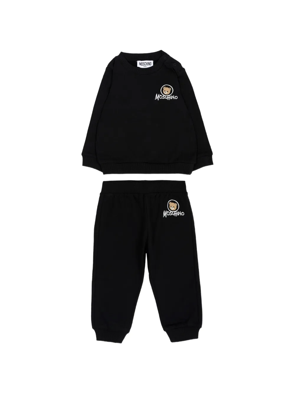 Moschino Kids Teddy Bear tracksuit - Nero