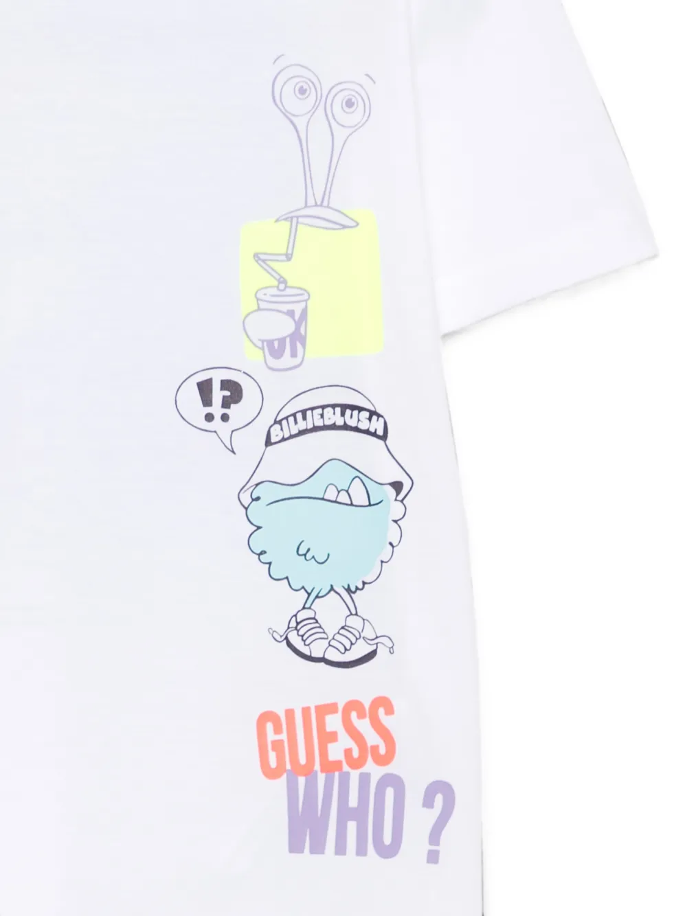 Billieblush T-shirt met ronde hals en print Wit
