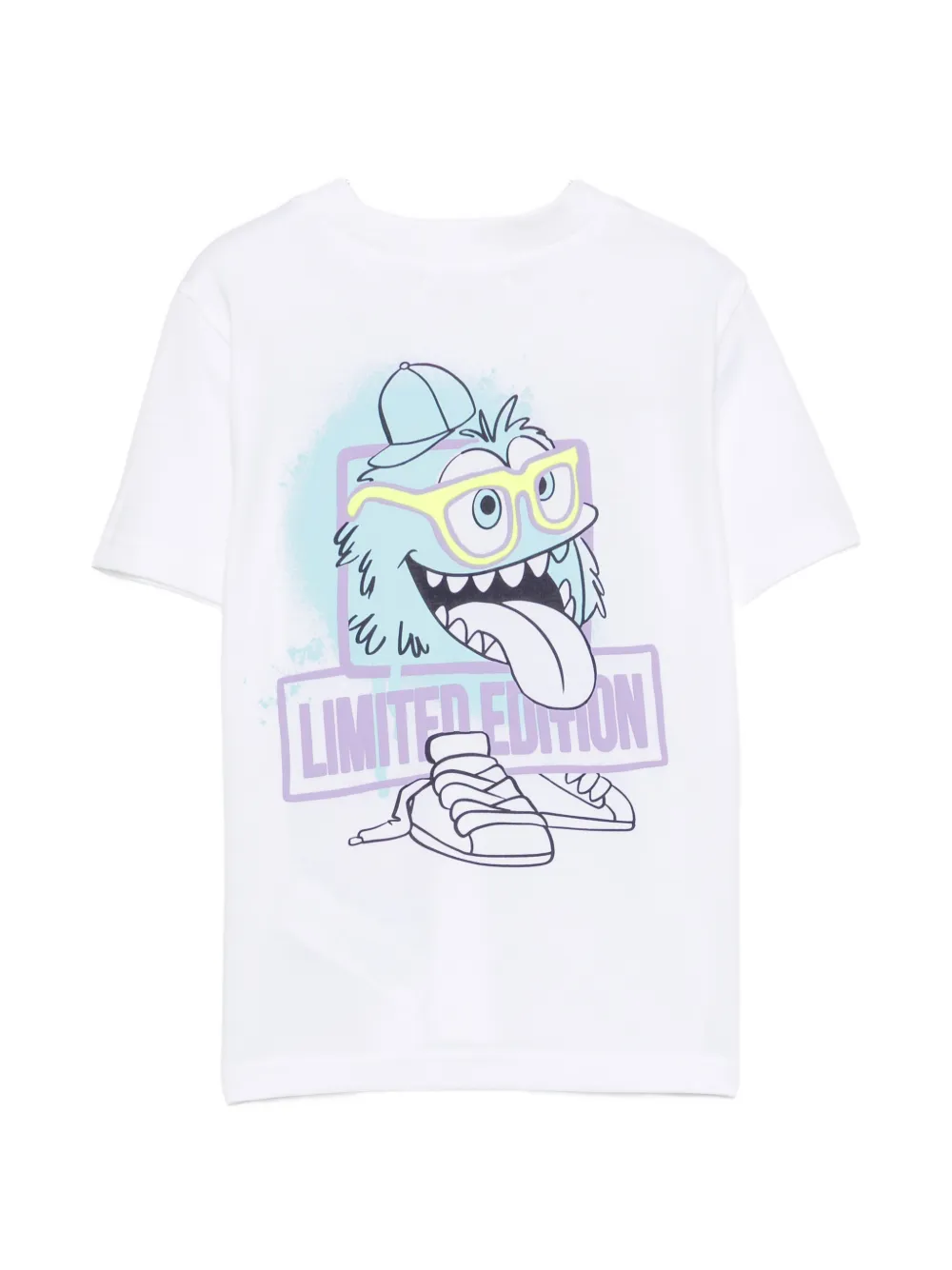 Billieblush T-shirt met ronde hals en print Wit