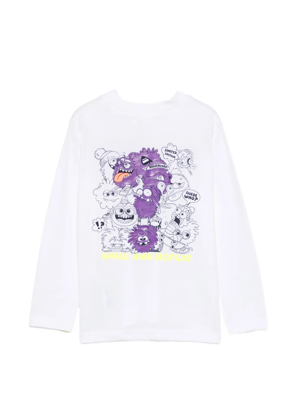 Billieblush Top met lange mouwen en print Wit