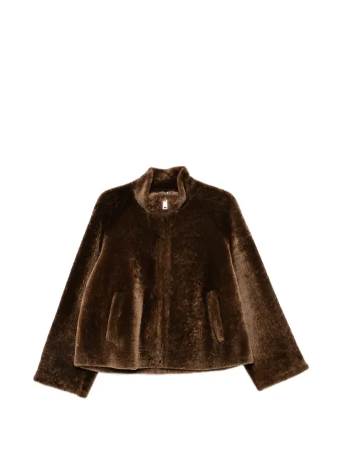 Manzoni 24 shearling zip-up jacket